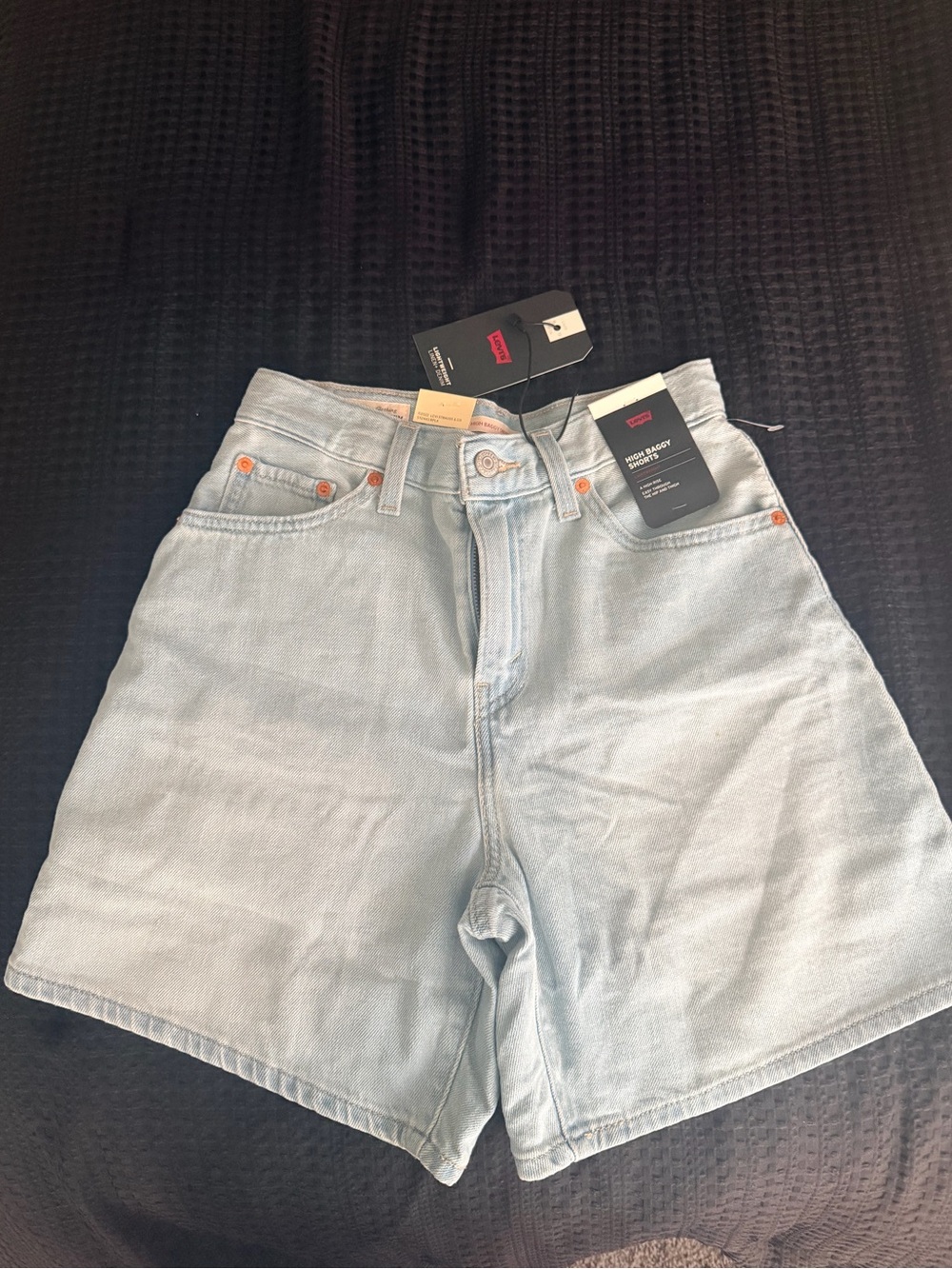 Levi's Women's Light Wash Denim Shorts